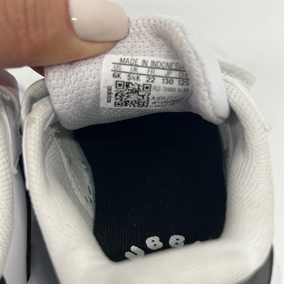 Adidas Grand Court 2.0 CF I Sneakers Toddler Size 6K White/Black - Picture 9 of 12